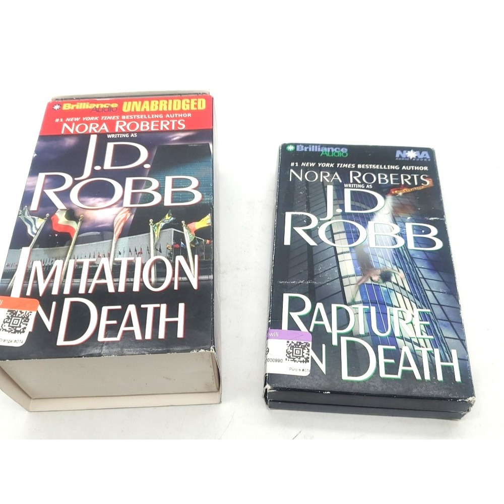 Imitation in Death‎ J. D. Robb 2003 Audio Cassette Rapture In Death Lot 2